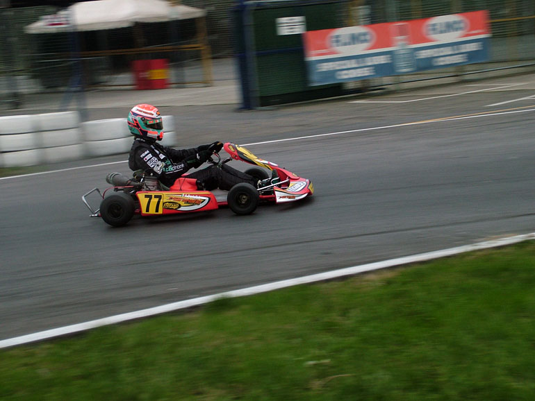 Un test di sviluppo a Parma per il nuovo kart di Maranello Racing Kart - Foto di Luca Giraldi