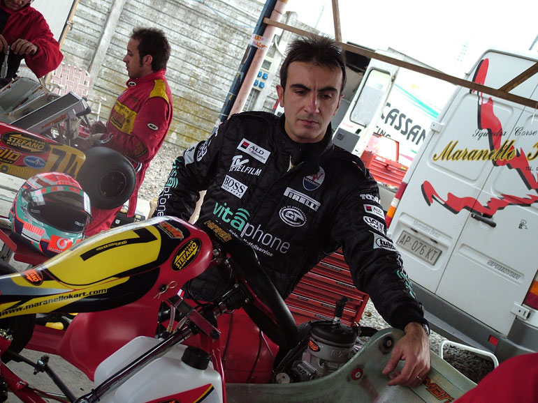 Un test di sviluppo a Parma per il nuovo kart di Maranello Racing Kart - Foto di Luca Giraldi