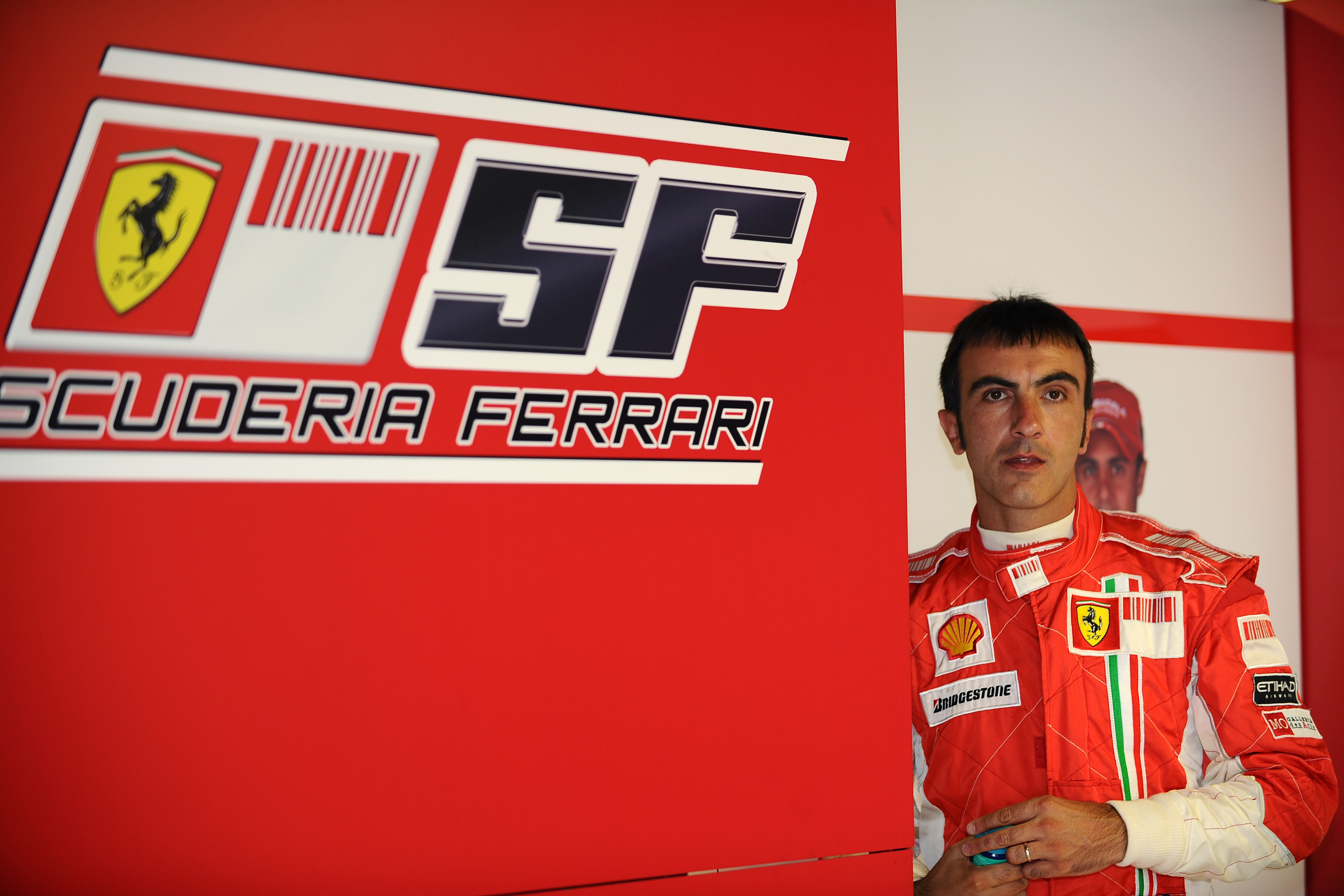 Andrea durante lo sviluppo della Ferrari F2008, foto di Mario Chiarappa